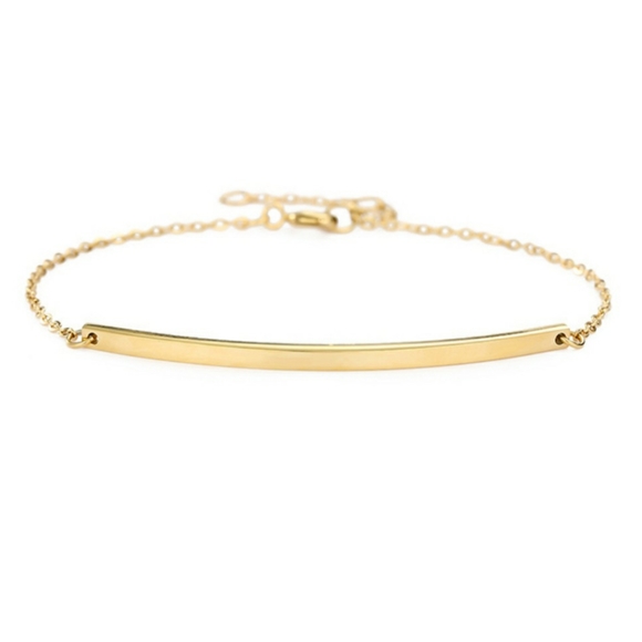 Geometric Gold Simple Stainless Steel bracelet - Picture 3 of 3